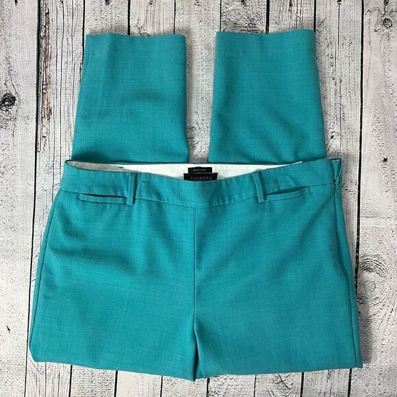 TALBOTS Chatham Wool Blend Ankle Pants - Picture 1 of 5